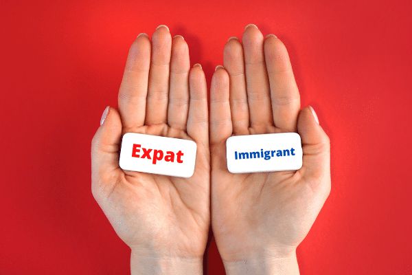 expat vs immigrant