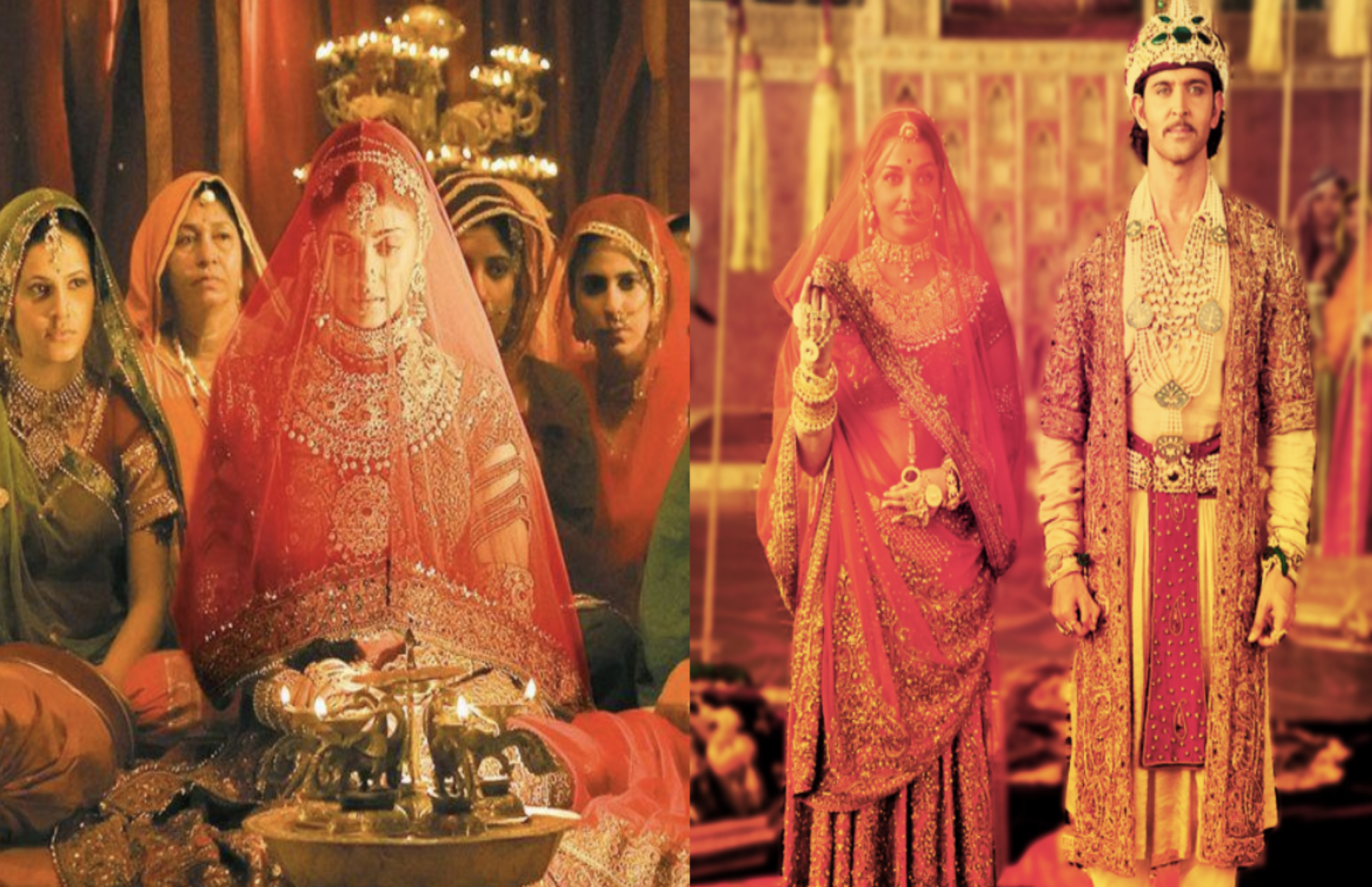 Actorul de la Bollywood Hrithik Roshan și actrița Aishwarya Rai Bachchan prezintă o nuntă tradițională indiană în stil hindus