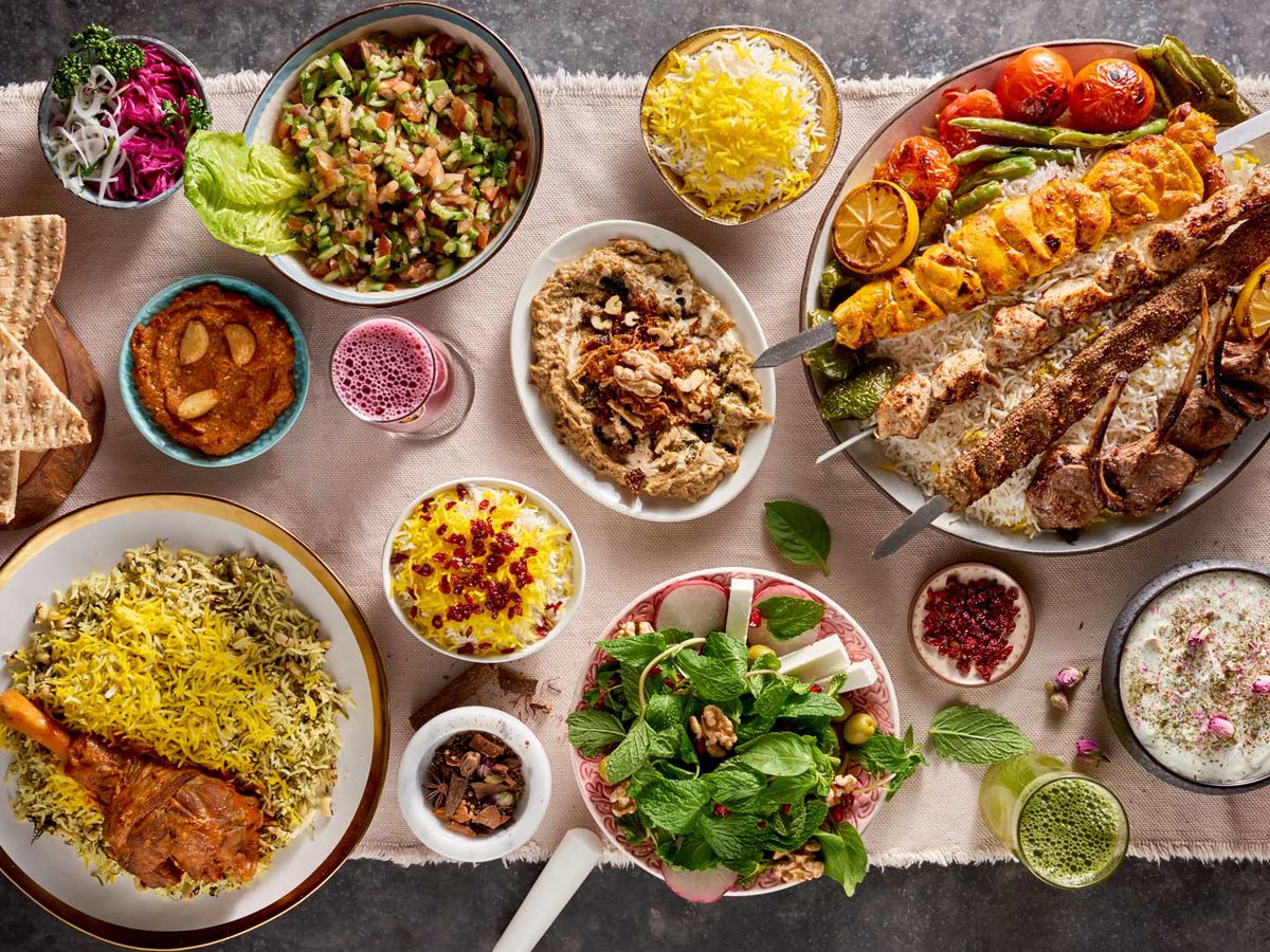 Dubai Cuisine - Platter of Local Food